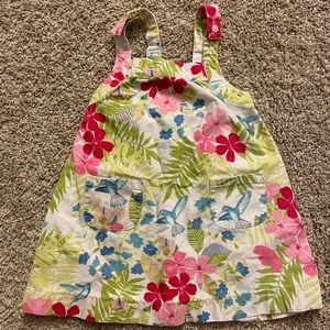 Janie & Jack Spring / Summer Toddler Girls Flowered Dress